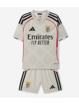 Benfica Replika Borta Kläder Barn 2025-26 Kortärmad (+ byxor)